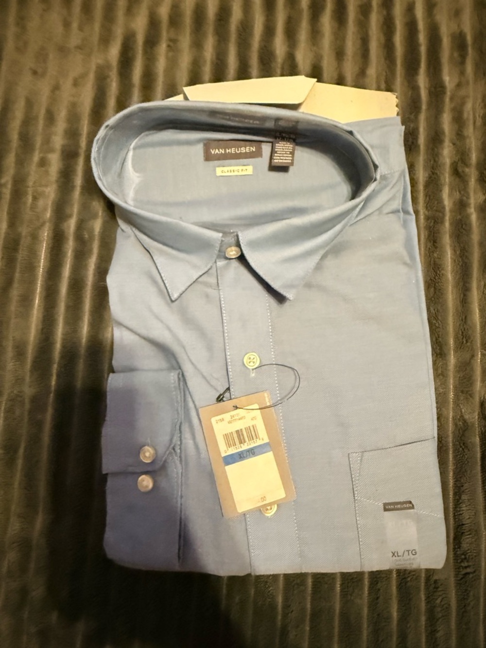 Van Heusen Light Blue Dress Shirt - Classic Fit